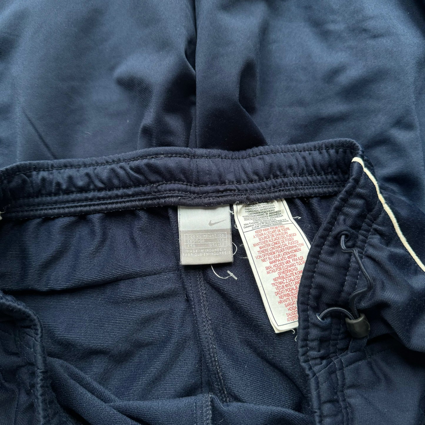 RARE 2000s Nike Trackpants Navy - (L)