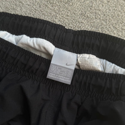 SUPER RARE 2000s Nike Trackpants Black - (M)