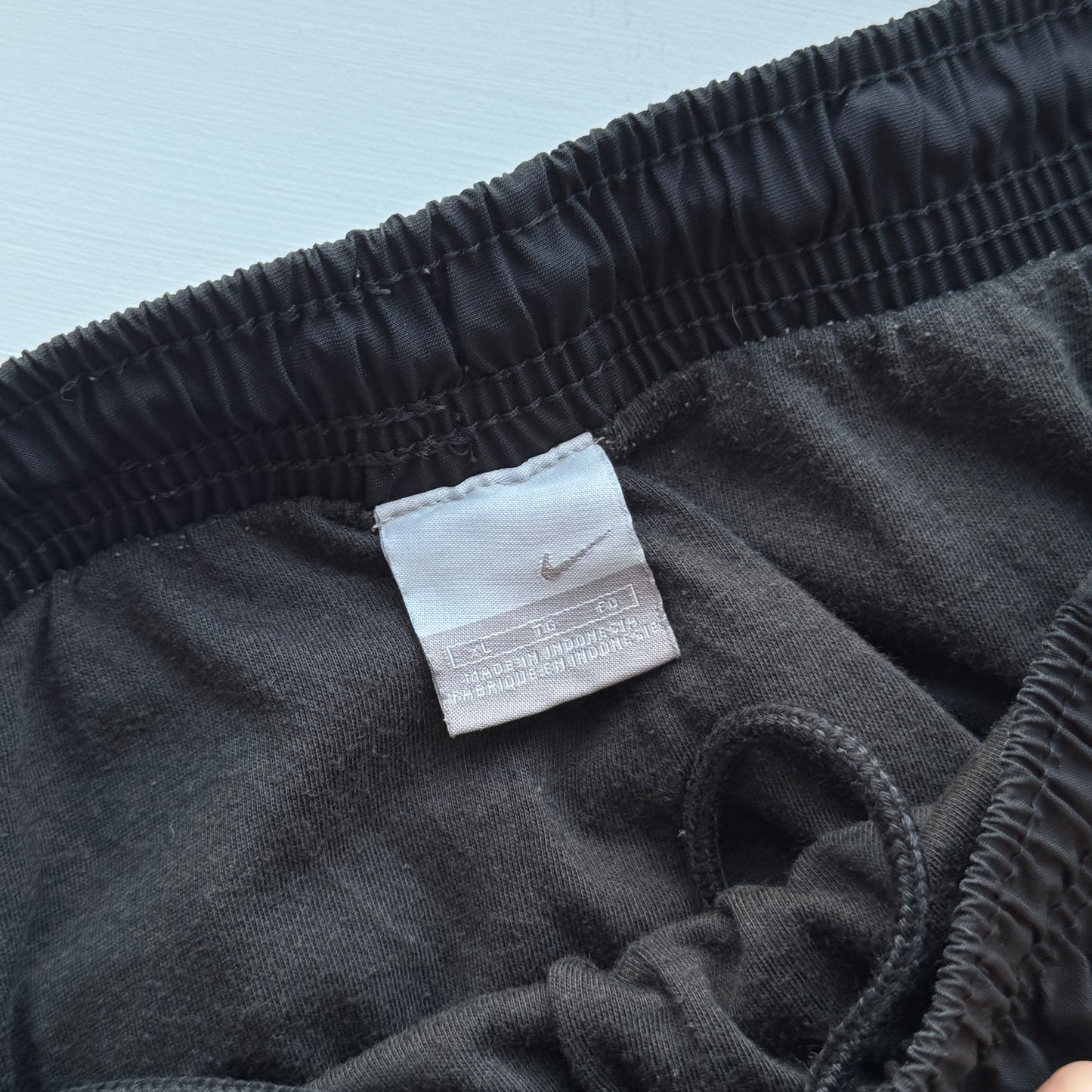 RARE 2000s Baggy Nike Trackpants Black - (L)