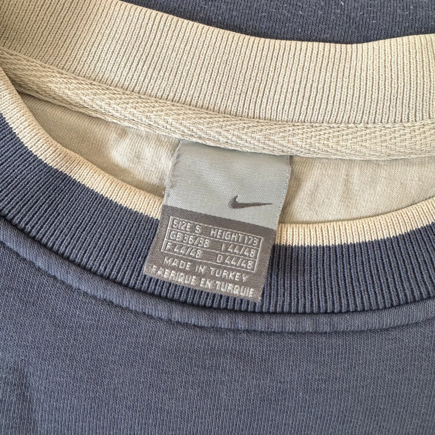 RARE 2000s Nike Heavyweight Sweatshirt Blue - (S)