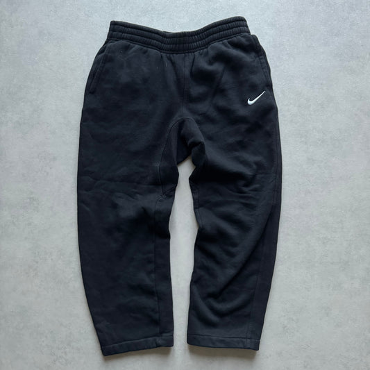 RARE 2000s Nike Short Leg Joggers Black - (S)