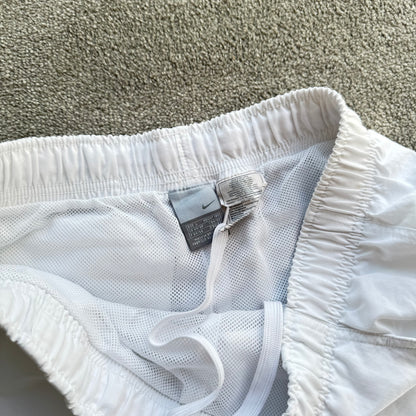 SUPER RARE 2000s Nike Trackpants White *PREMIUM* - (L)