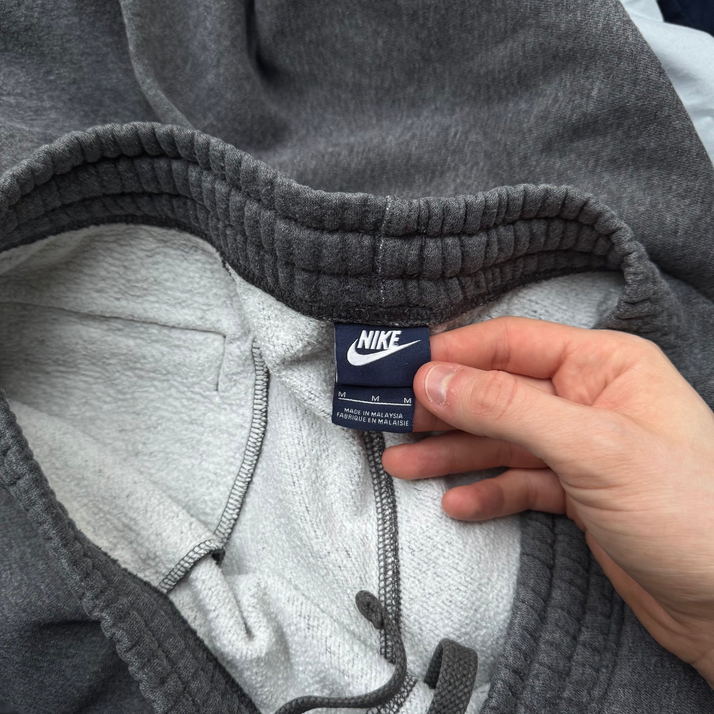 RARE 2000s Baggy Nike Joggers Grey - (M)