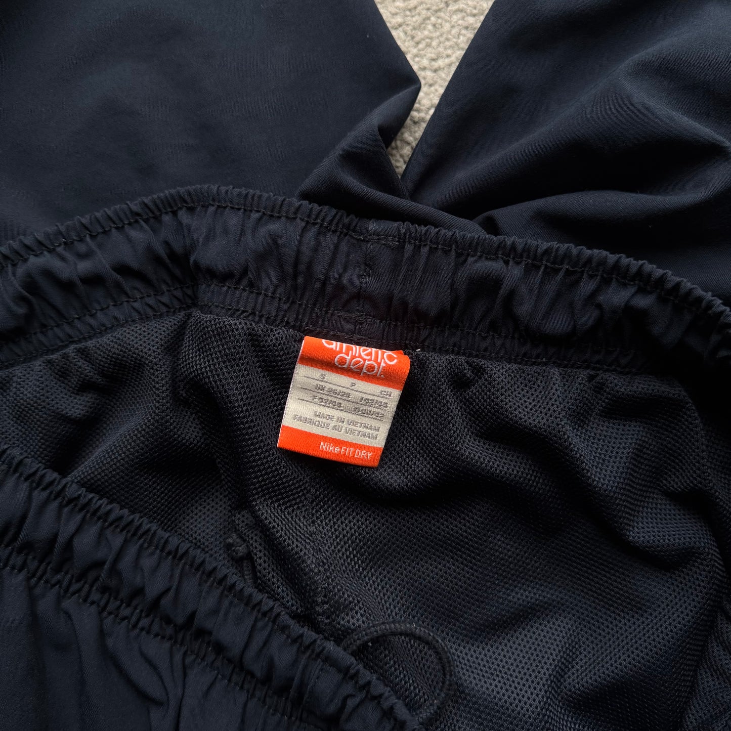 RARE 2000s Baggy Nike Trackpants Navy - (S)