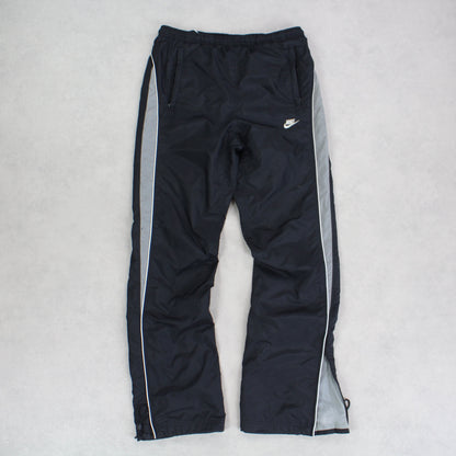 RARE 2000s Nike Trackpants Black - (L)