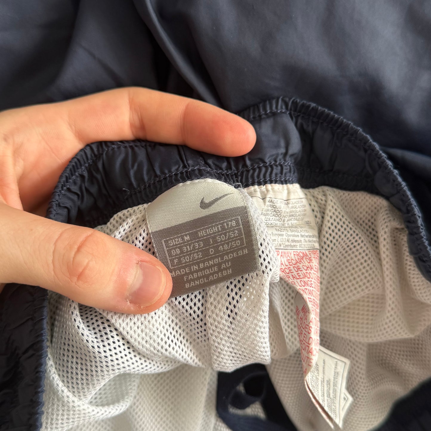 SUPER RARE 2000s Nike Trackpants Navy - (S)