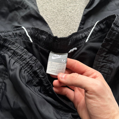 RARE 2000s Baggy Nike Trackpants Black - (M)
