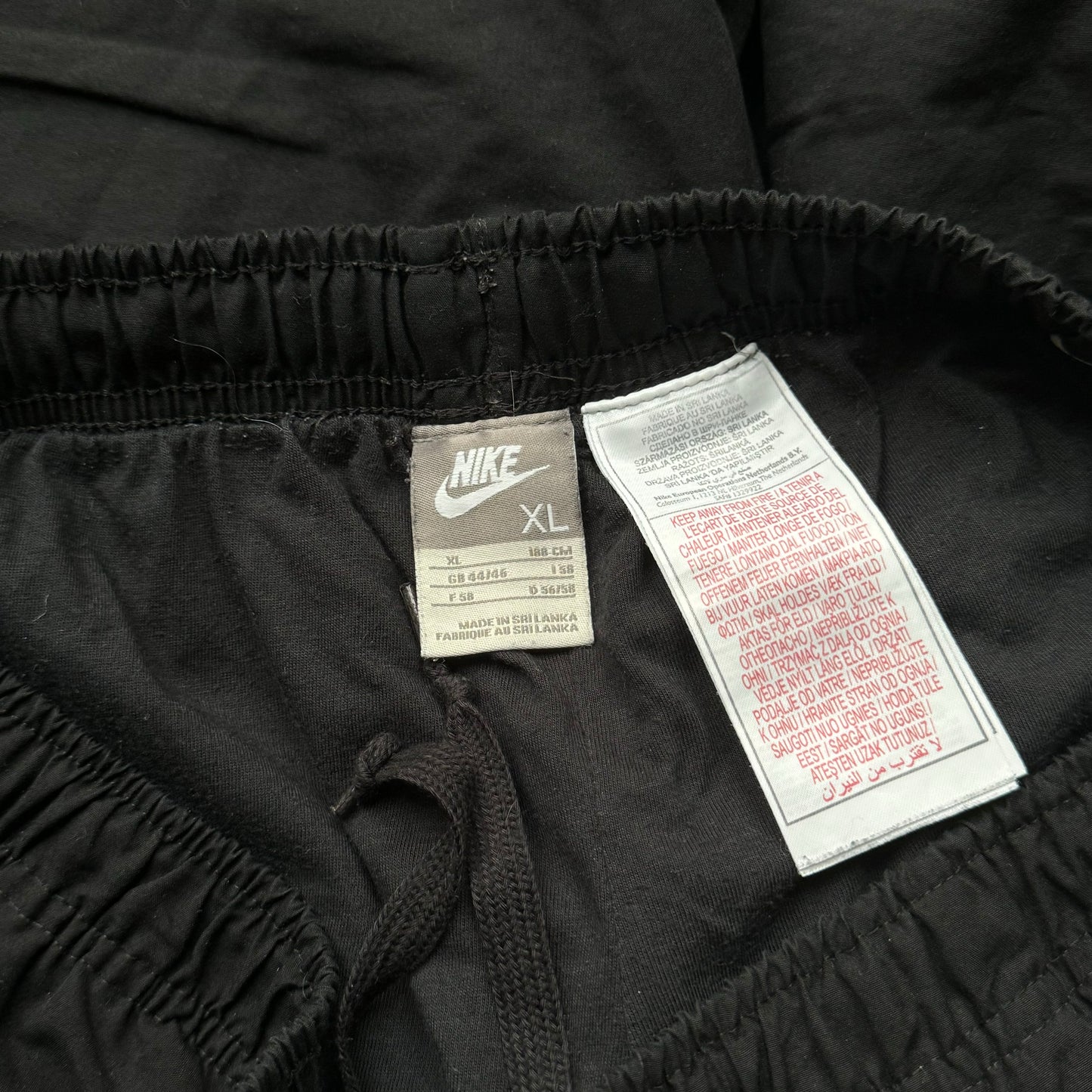 RARE 2000s Nike Trackpants Black - (L)