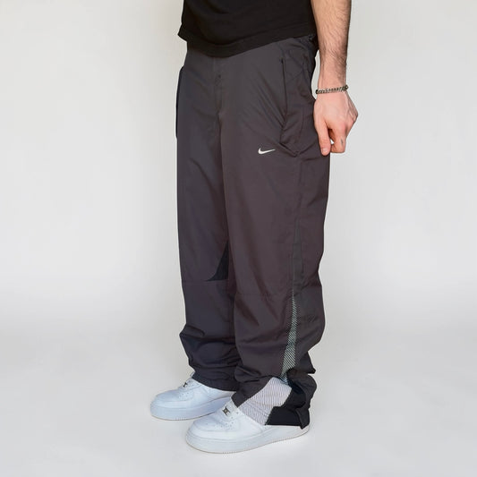 SUPER RARE 2000s Nike Shox Trackpants Grey - (S)