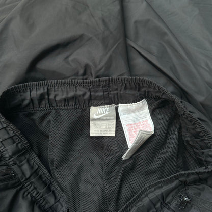 RARE 2000s Baggy Nike Trackpants Black - (M)