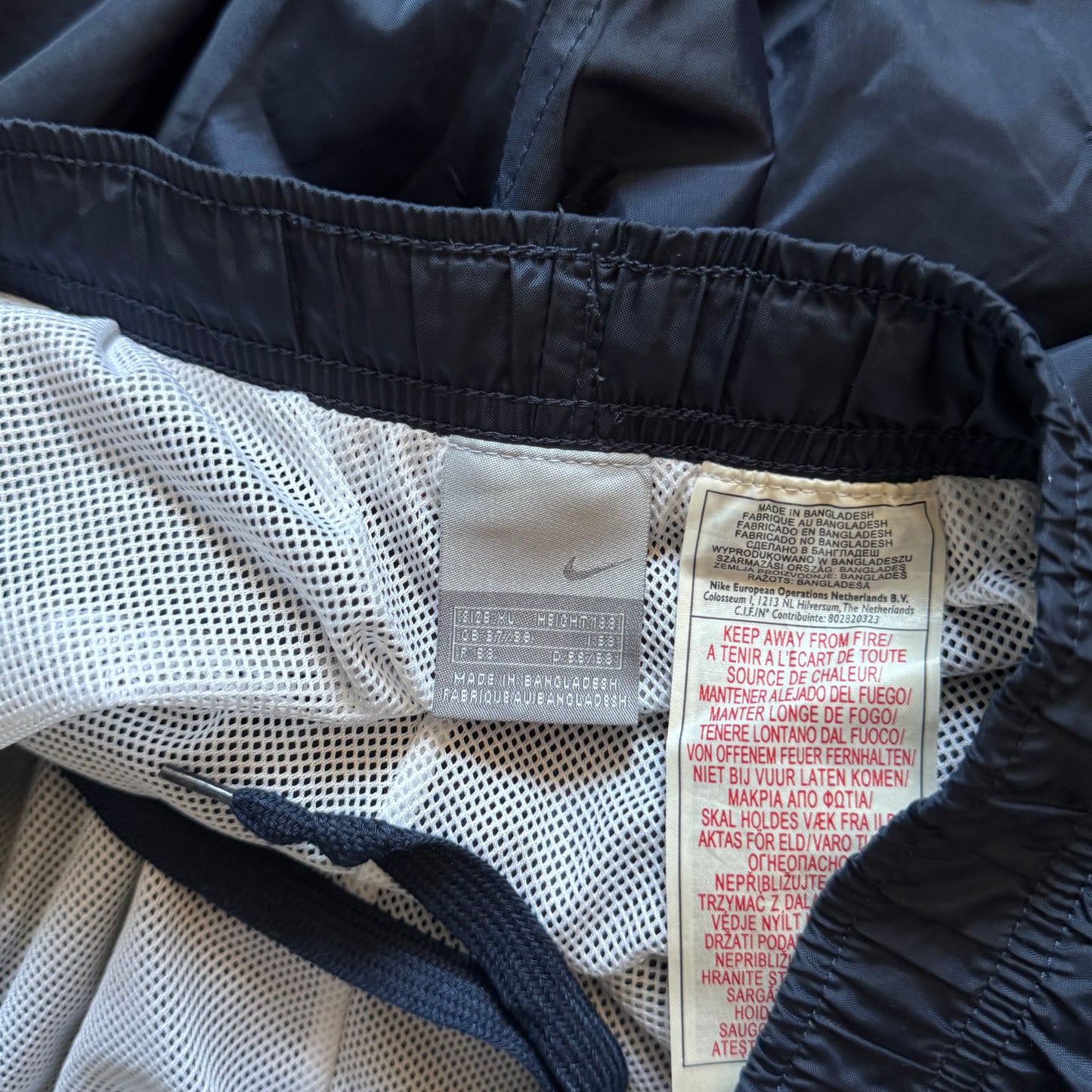 SUPER RARE 2000s Nike Trackpants Navy - (L)
