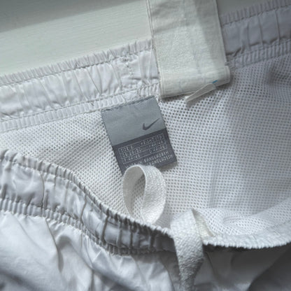 SUPER RARE 2000s Nike Trackpants White *PREMIUM* - (S)