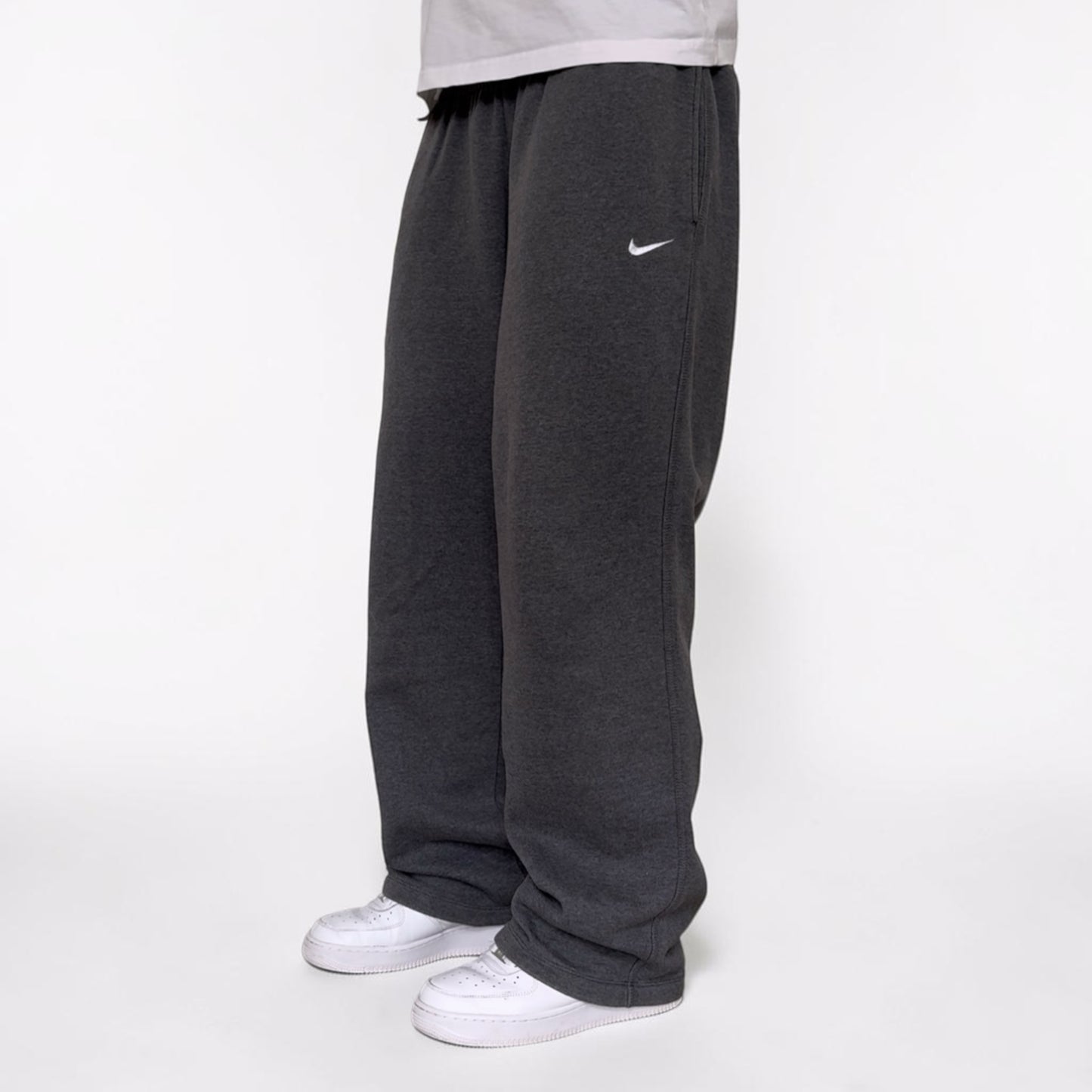 RARE 2000s Baggy Nike Joggers Grey - (XL)