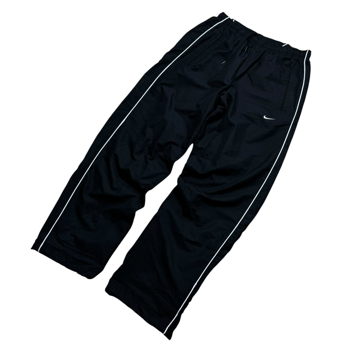 SUPER RARE 2000s Nike Trackpants Black - (M) | PREMIUM