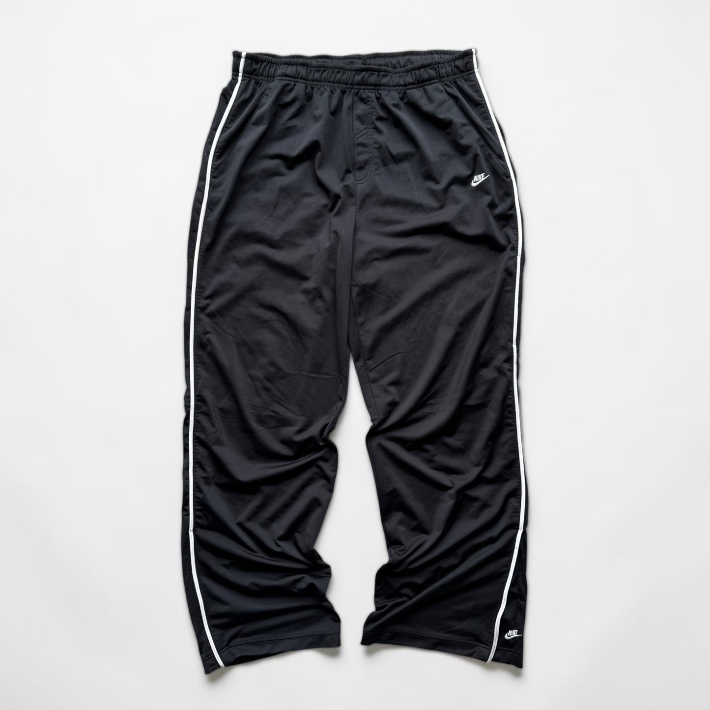 SUPER RARE 2000s Nike Trackpants Black - (M)