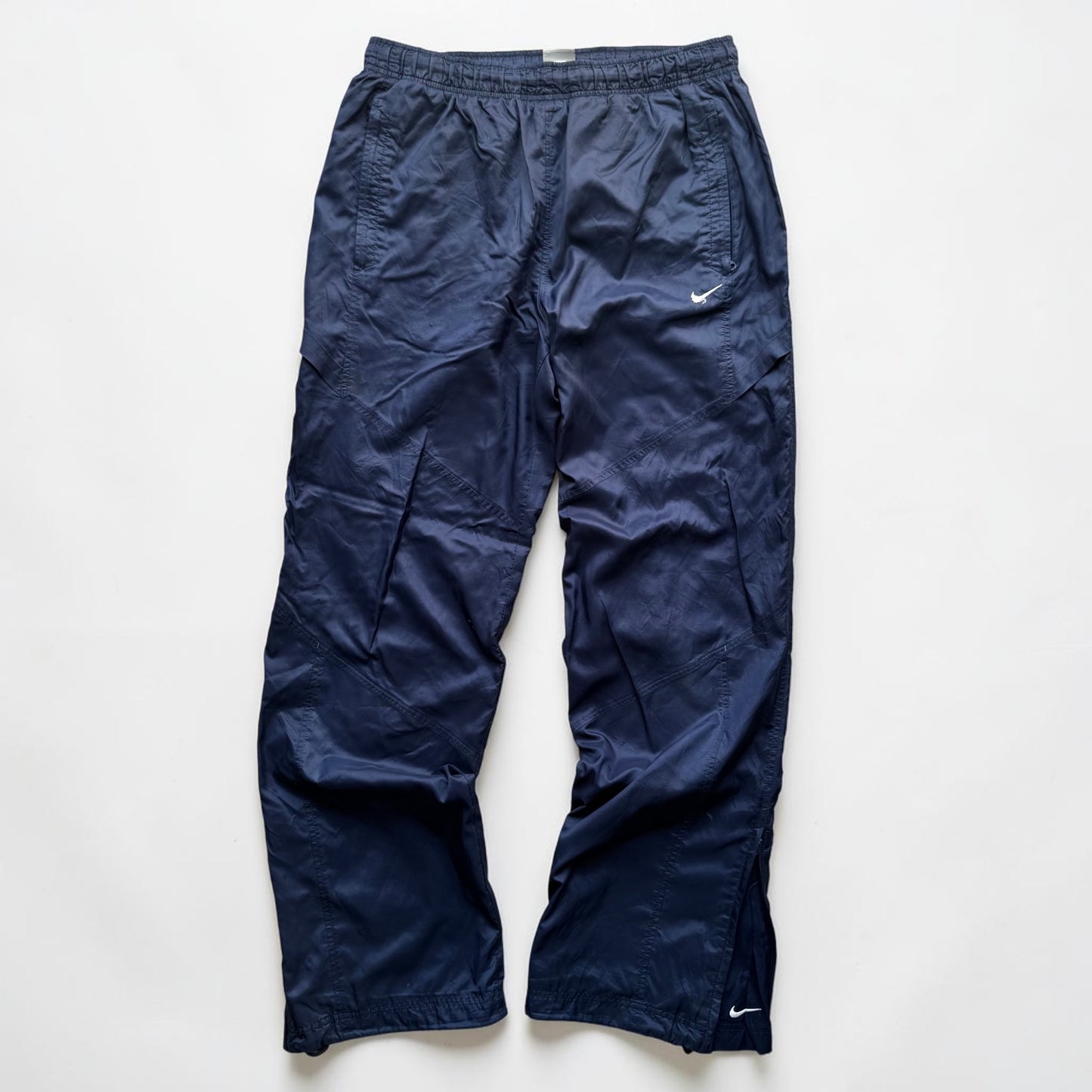 RARE 2000s Nike Trackpants Navy - (L)