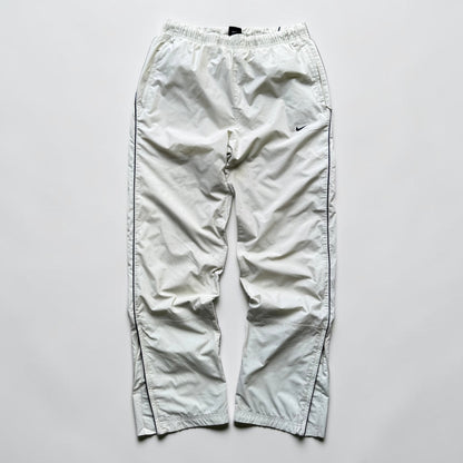 RARE 2000s Nike Trackpants Cream - (S)