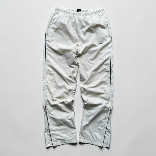 RARE 2000s Nike Trackpants Cream - (S)