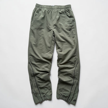 SUPER RARE 2000s Nike Trackpants Green - (S)