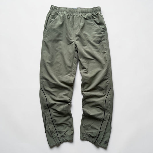 SUPER RARE 2000s Nike Trackpants Green - (S)