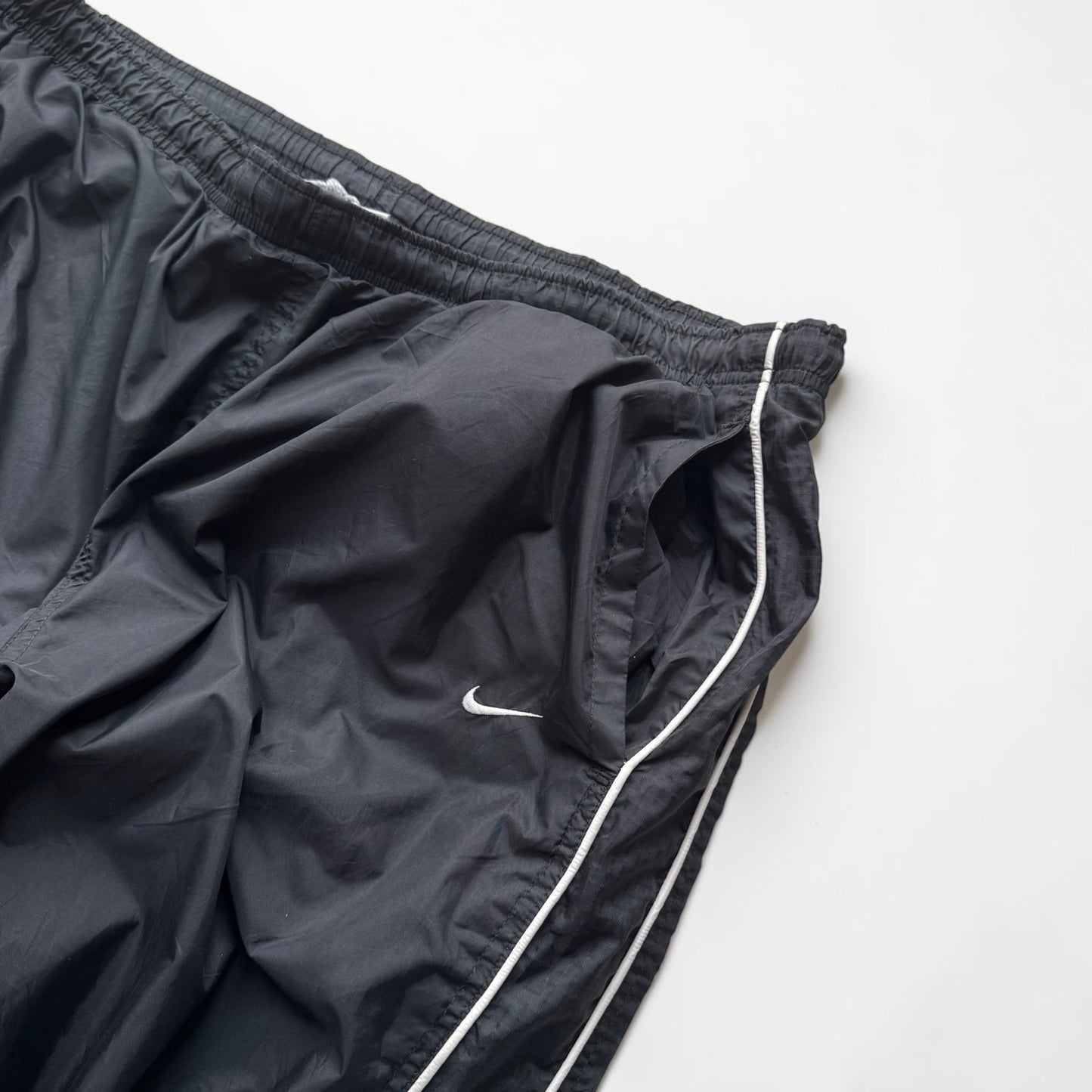 RARE 1990s Nike Trackpants Black - (XL)