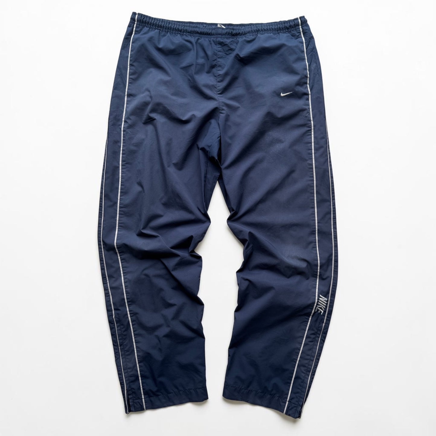 SUPER RARE 2000s Nike Trackpants Blue - (L)