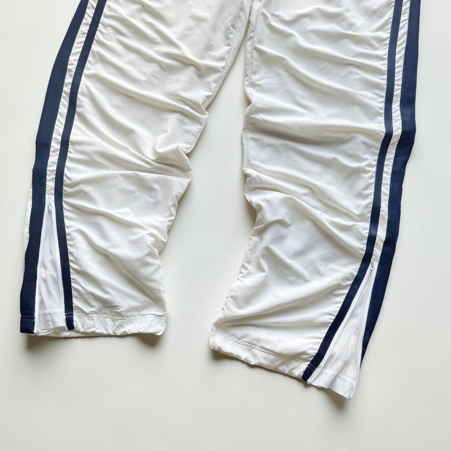 RARE 2000s Baggy Nike Trackpants White *PREMIUM* - (XL)