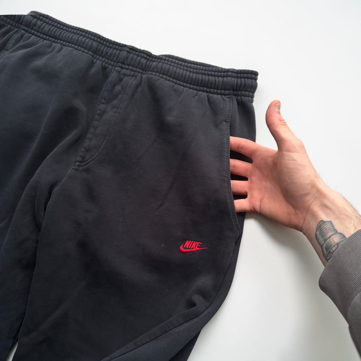 RARE 2000s Nike Airmax Joggers Black - (L)