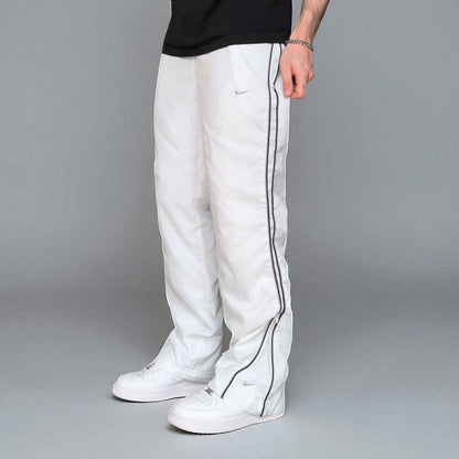 SUPER RARE 2000s Nike Trackpants White - (M)