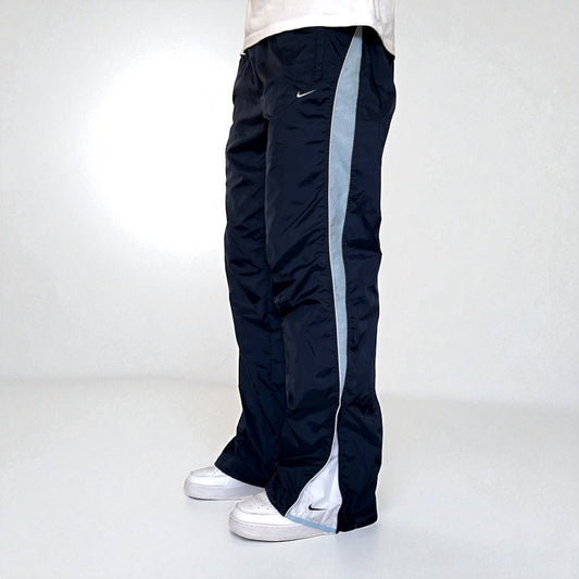 SUPER RARE 2000s Nike Trackpants Navy - (L)