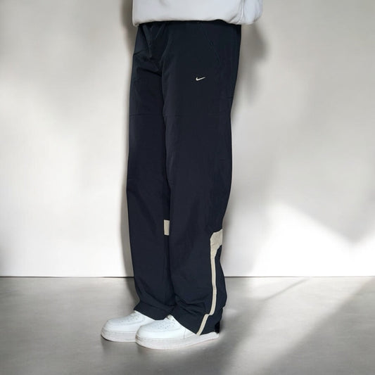 RARE 2000s Nike Trackpants Navy - (L)