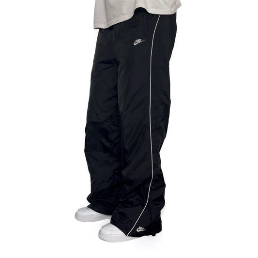 SUPER RARE 2000s Baggy Nike Trackpants Black - (L)