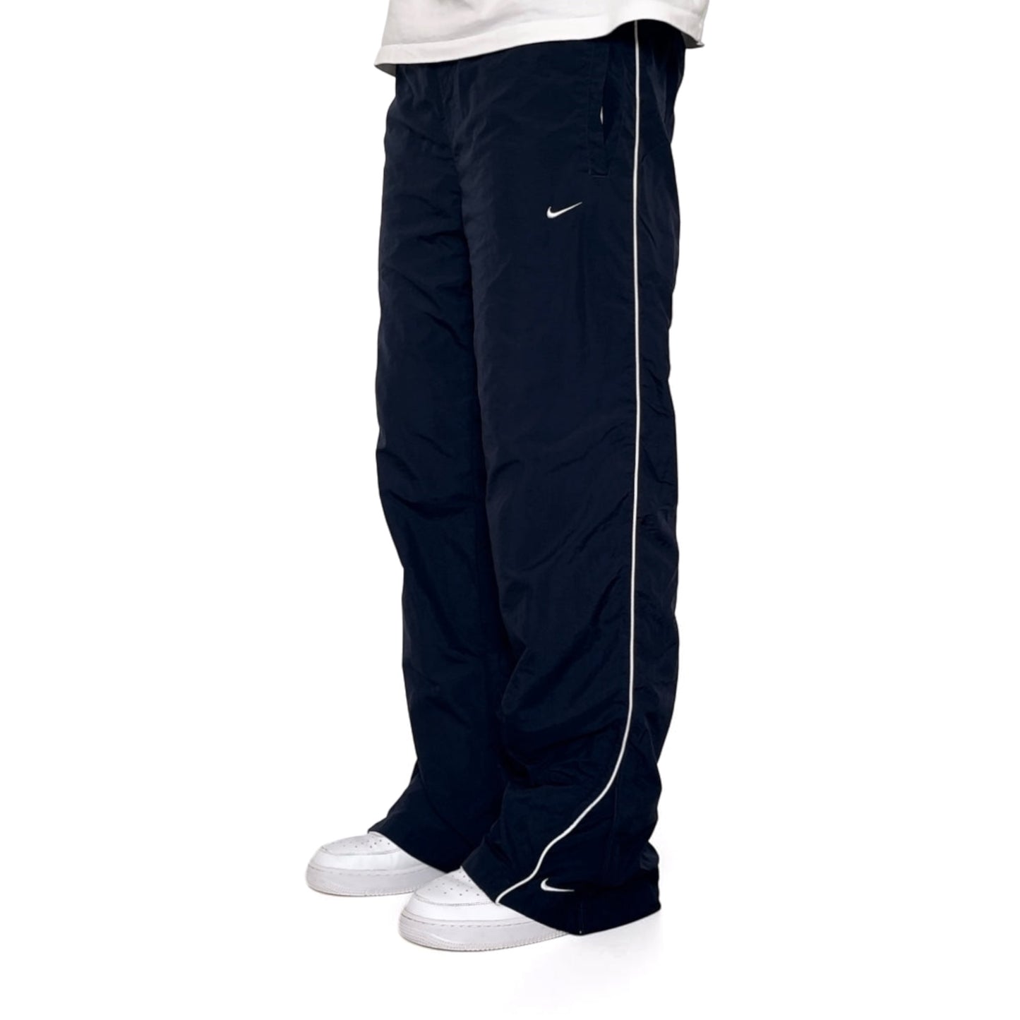 SUPER RARE 2000s Nike Trackpants Navy - (M)
