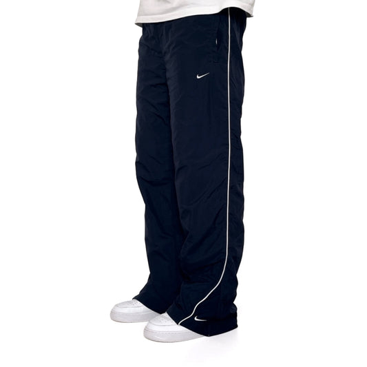 SUPER RARE 2000s Nike Trackpants Navy - (M)