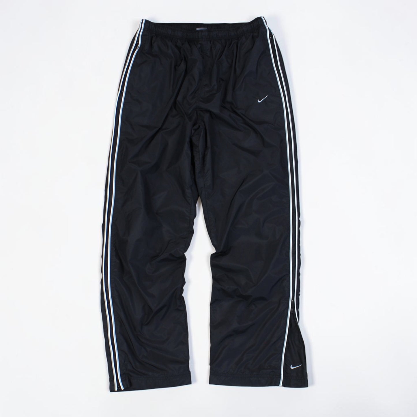 SUPER RARE 2000s Nike Trackpants Black - (S/M)