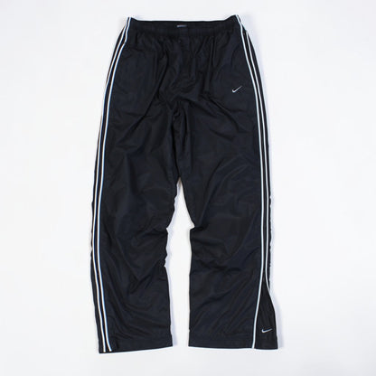 SUPER RARE 2000s Nike Trackpants Black - (S/M)