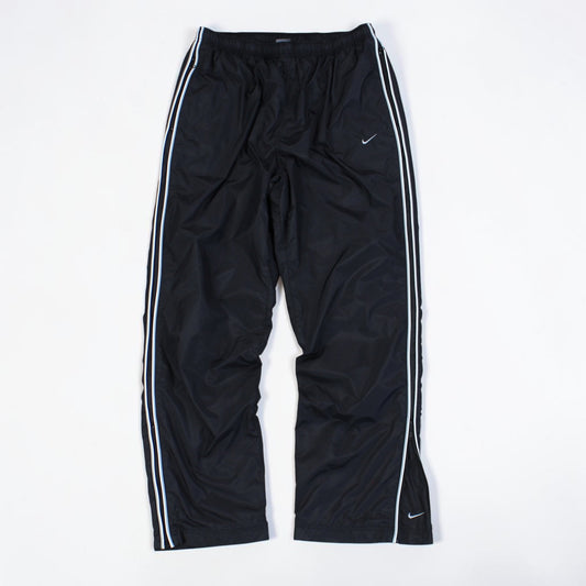 SUPER RARE 2000s Nike Trackpants Black *PREMIUM* - (L)
