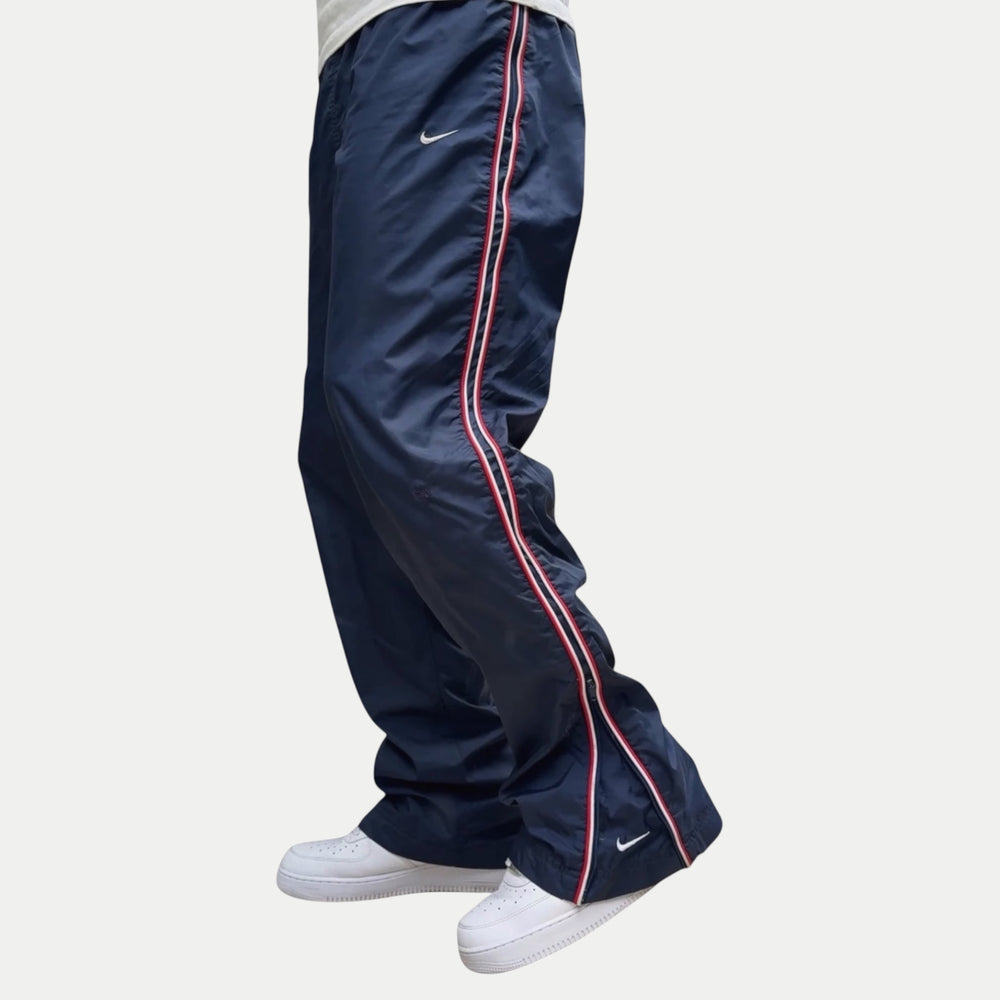 SUPER RARE 2000s Nike Trackpants Navy - (L) | PREMIUM