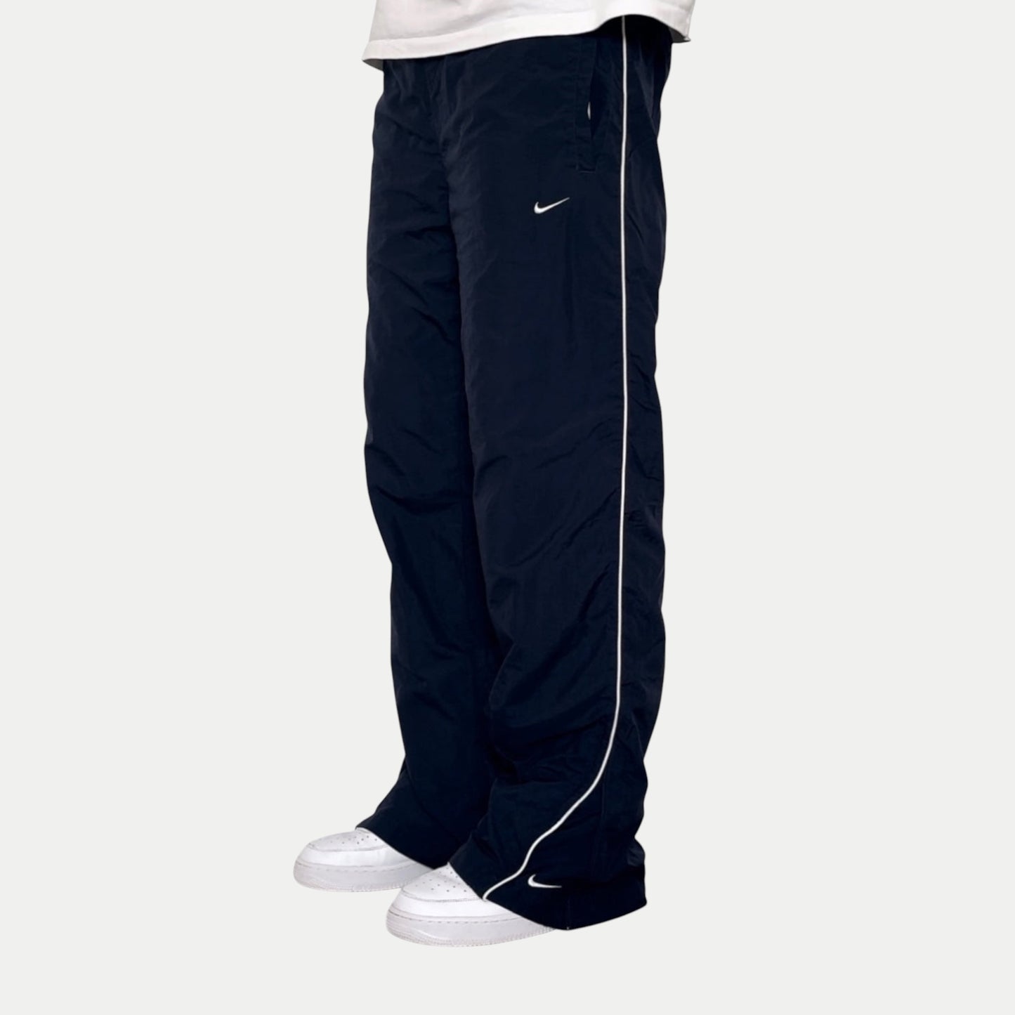 SUPER RARE 2000s Nike Trackpants Navy - (M)