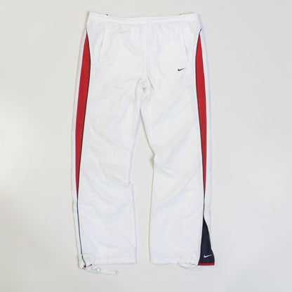 SUPER RARE 2000s Nike Trackpants White *PREMIUM* - (L)