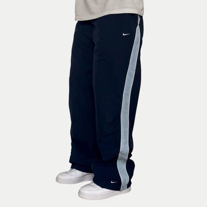 SUPER RARE 2000s Nike Trackpants Navy - (XL)