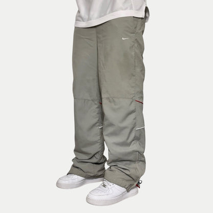 RARE 2000s Nike Trackpants Grey - (L)