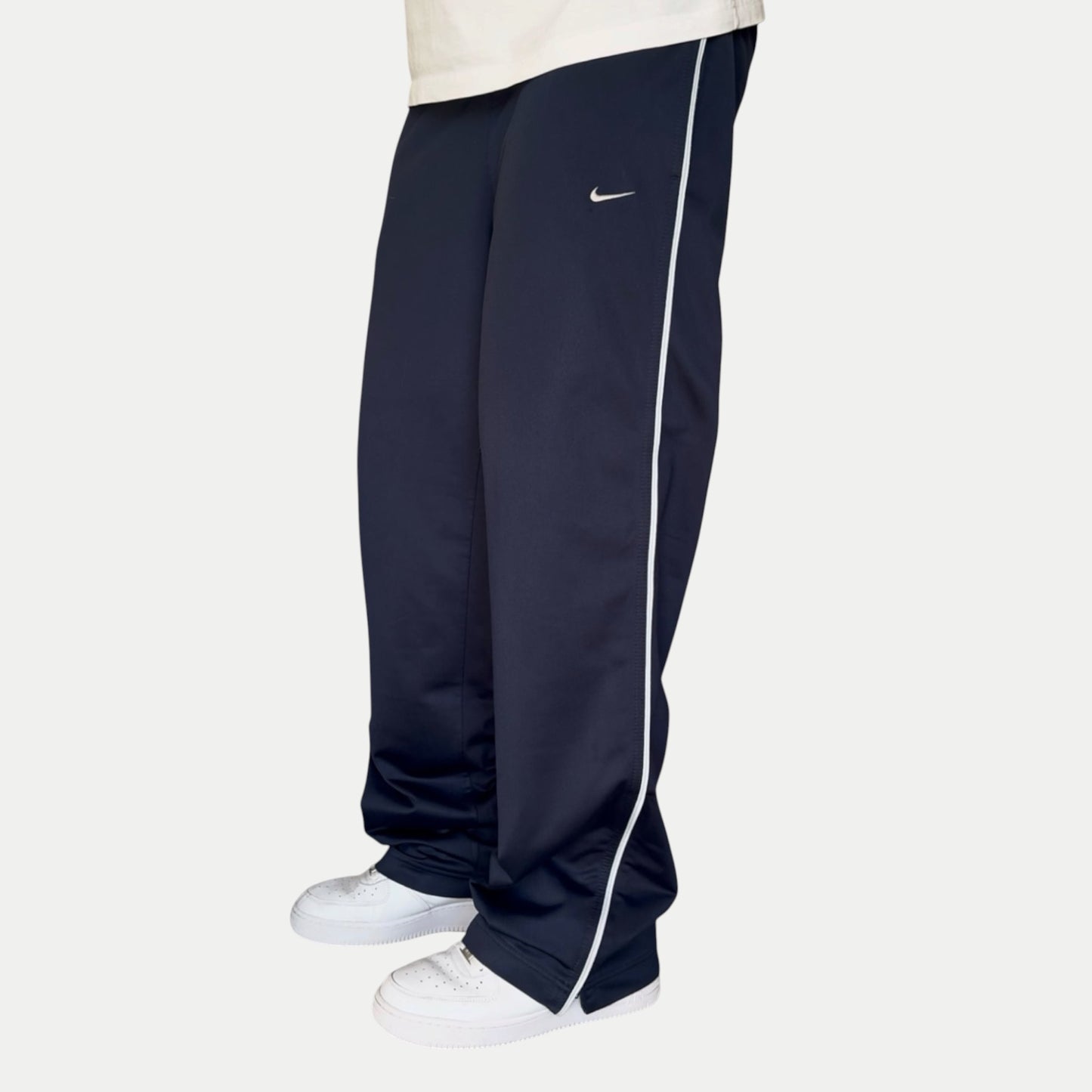 RARE 2000s Nike Trackpants Navy - (L)