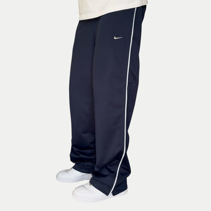 RARE 2000s Nike Trackpants Navy - (L)
