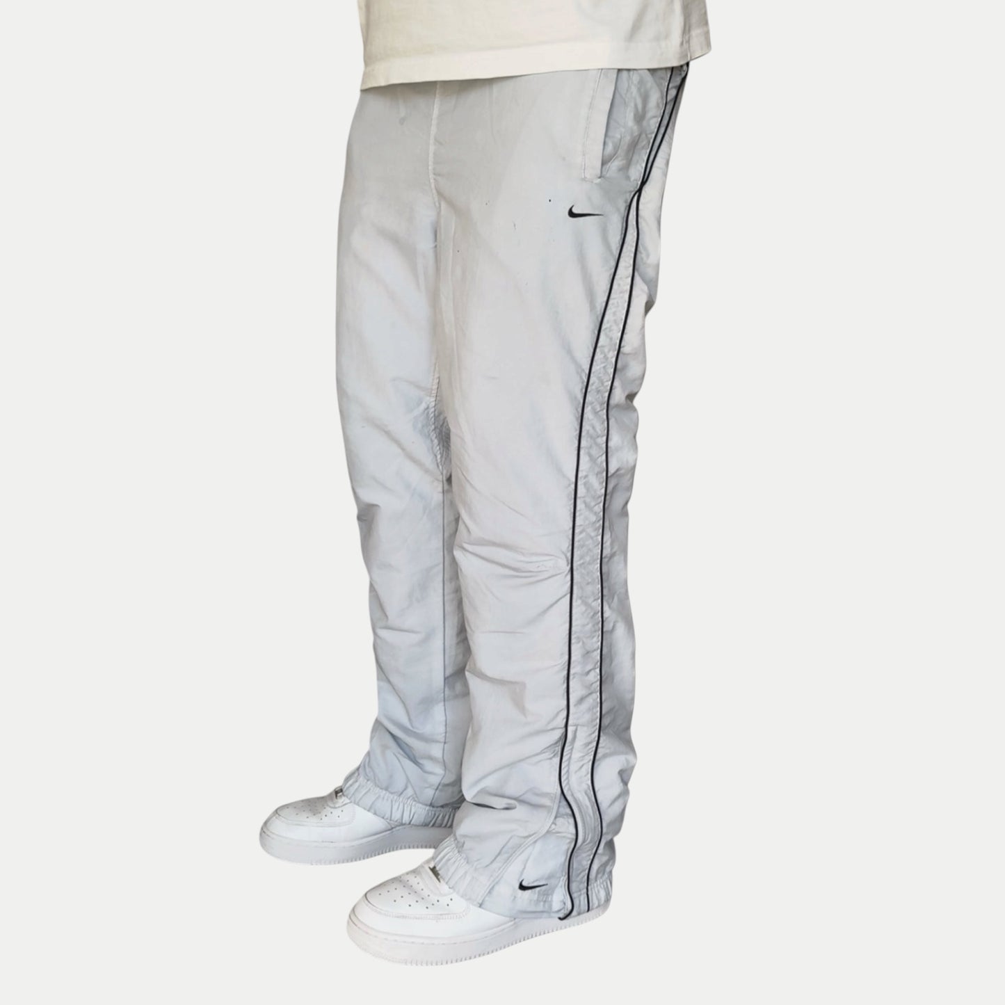 RARE 2000s Nike Trackpants Grey *PREMIUM* - (S)