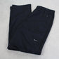 RARE Vintage 00s Nike Trackpants Black - (L)