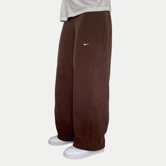 SUPER RARE 2000s Baggy Nike Joggers Brown *PREMIUM* - (XL)