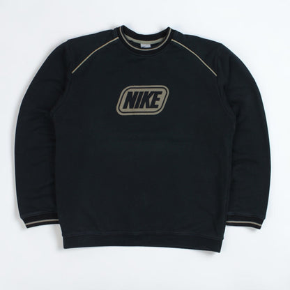 RARE 2000s Nike Sweatshirt Black - (L)