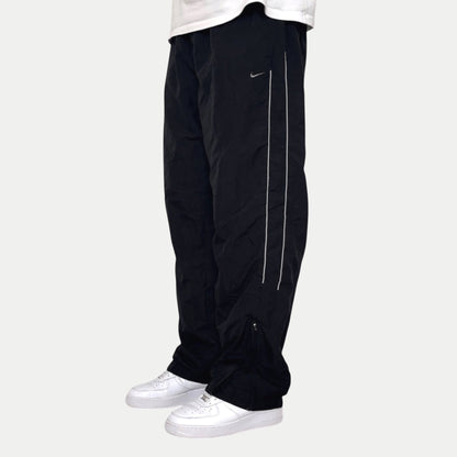 RARE 2000s Nike Trackpants Black - (L)
