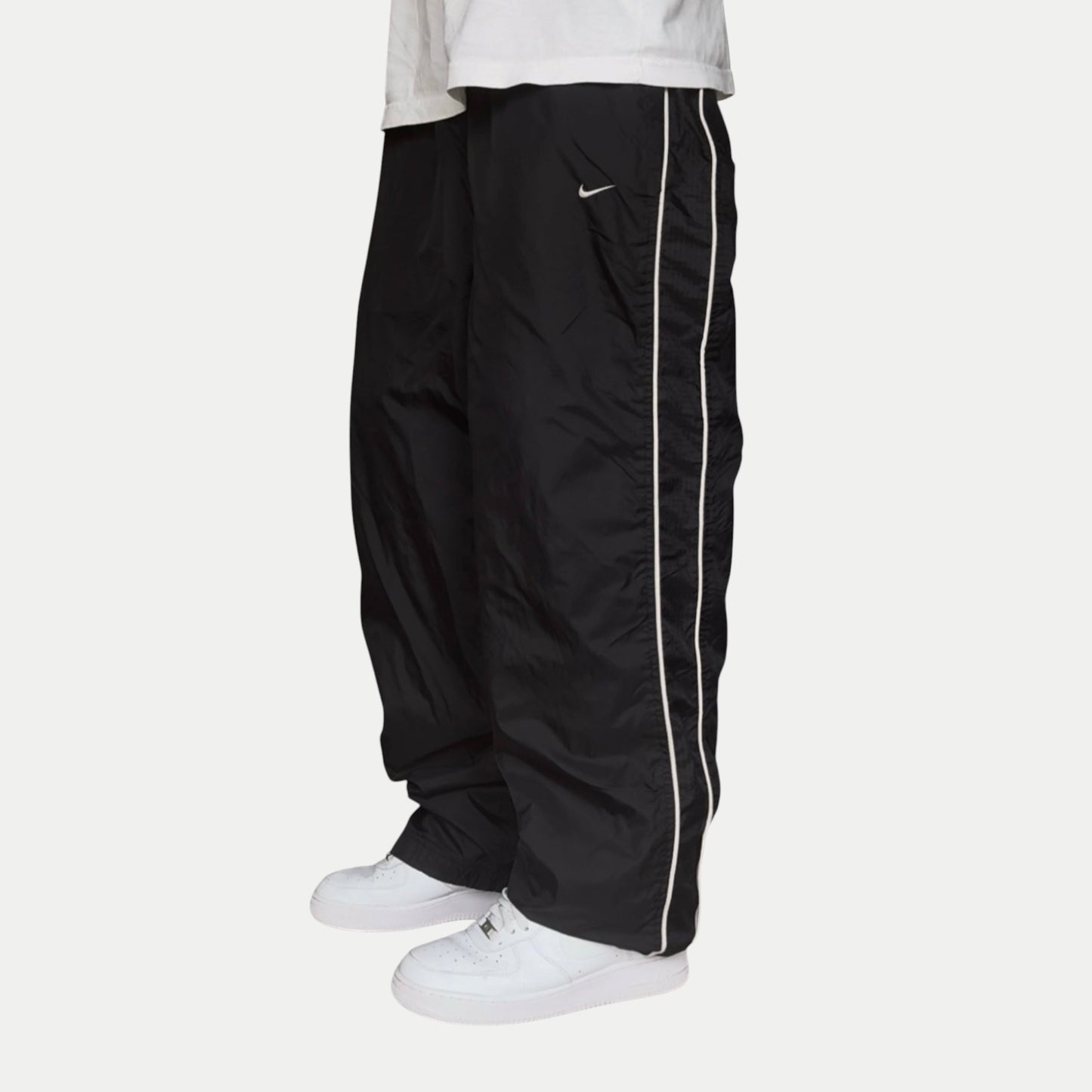 RARE 1990s Nike Trackpants Black - (XL)
